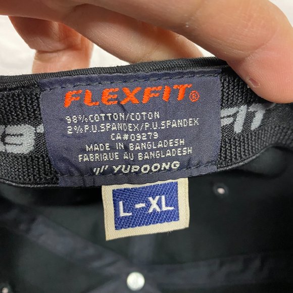 Conoco Phillips Hat Cap Stretch Fit L/XL Black Red Embroidered Logo Oil & Gas - Picture 8 of 10